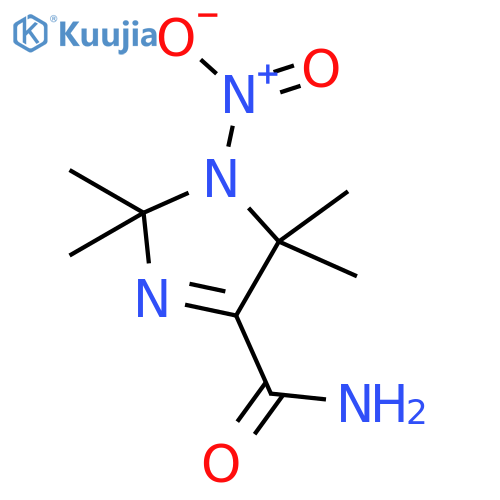 1H-Imidazole-4-carboxamide, 2,5-dihydro-2,2,5,5-tetramethyl-1-nitro- structure