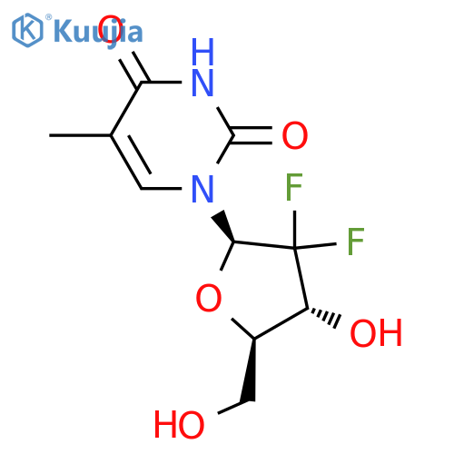 2’-Deoxy-2’,2’-difluoro Thymidine structure
