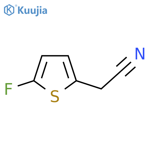 2-(5-fluorothiophen-2-yl)acetonitrile structure