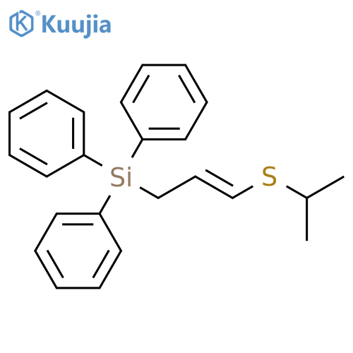Silane, [3-[(1-methylethyl)thio]-2-propenyl]triphenyl- structure