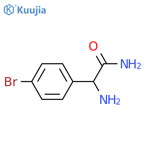 2-amino-2-(4-bromophenyl)acetamide structure