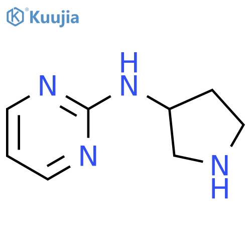 N-(pyrrolidin-3-yl)pyrimidin-2-amine structure