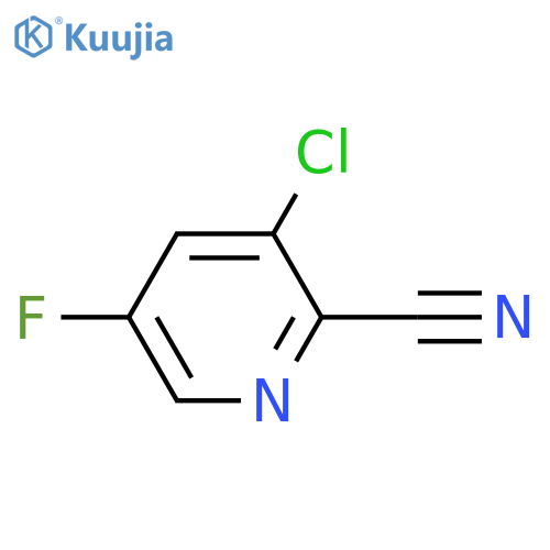 3-Chloro-5-fluoropyridine-2-carbonitrile structure