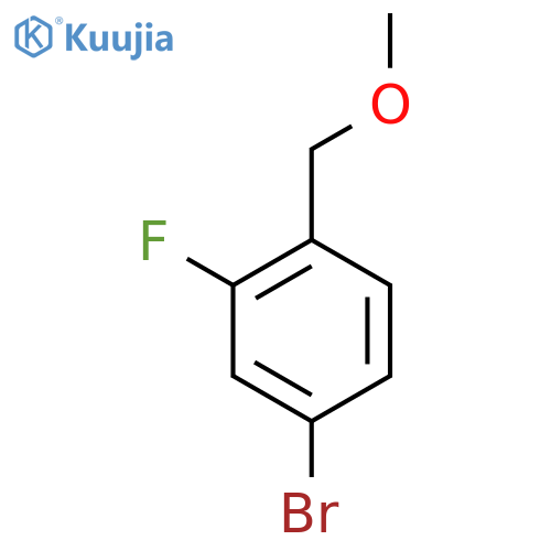 4-bromo-2-fluoro-1-(methoxymethyl)benzene structure