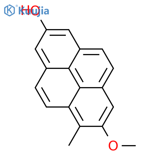 2,7-Dihydroxy-1-methylpyrene; 2-Me ether structure