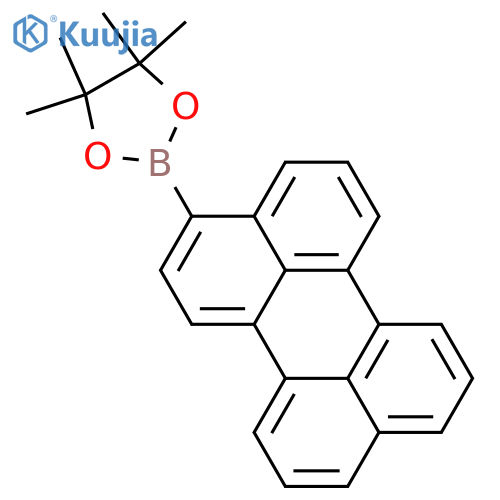 4,4,5,5-Tetramethyl-2-(perylen-3-yl)-1,3,2-dioxaborolane structure