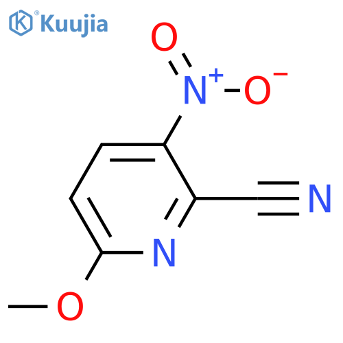 6-methoxy-3-nitro-2-Pyridinecarbonitrile structure