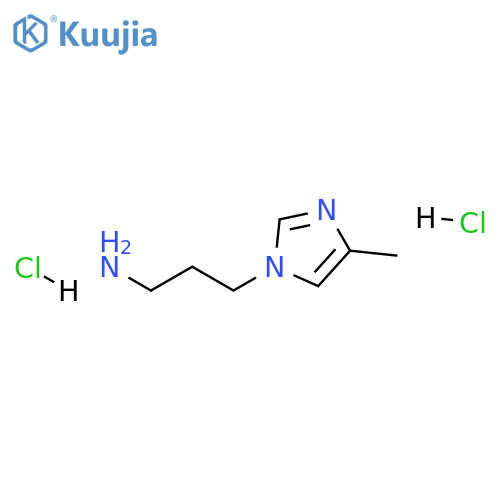 3-(4-methyl-1H-imidazol-1-yl)propan-1-amine dihydrochloride structure