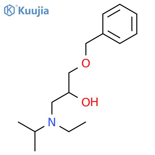 2-Propanol, 1-[ethyl(1-methylethyl)amino]-3-(phenylmethoxy)- structure