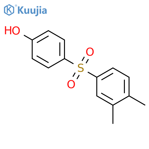 Phenol, 4-[(3,4-dimethylphenyl)sulfonyl]- structure