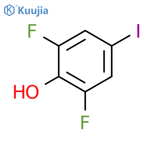 2,6-DIFLUORO-4-IODOPHENOL structure