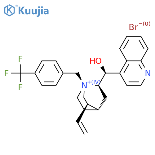 N-(4-Trifluoromethylbenzyl)cinchoninium Bromide structure