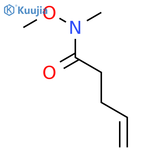 N-methoxy-N-methylpent-4-enamide structure