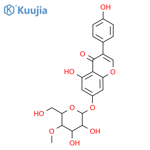 4''-methyloxy-Genistin structure
