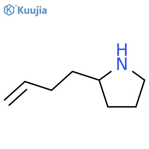 2-(but-3-en-1-yl)pyrrolidine structure