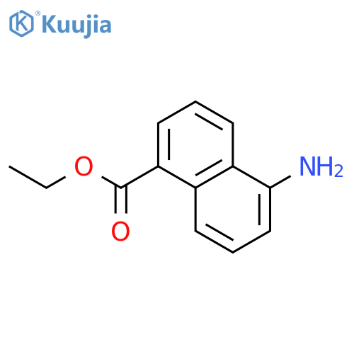 ethyl 5-aminonaphthalene-1-carboxylate structure