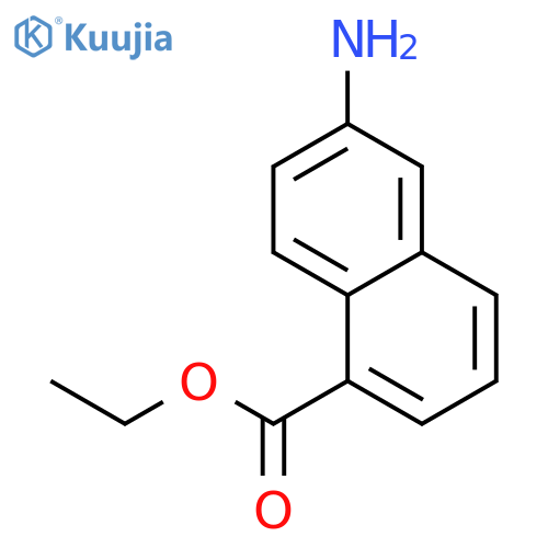 ethyl 6-aminonaphthalene-1-carboxylate structure