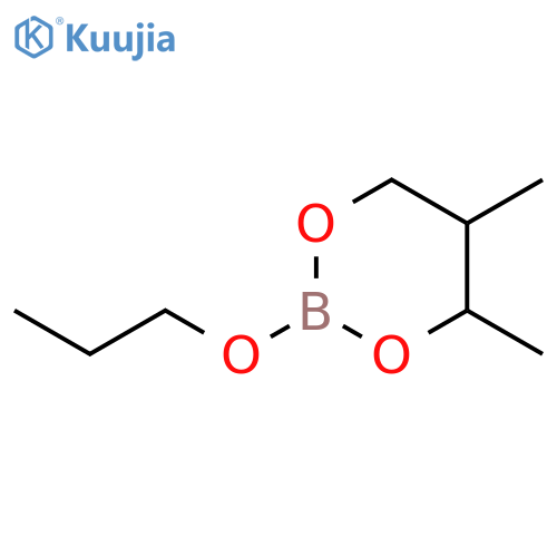 1,3,2-Dioxaborinane, 4,5-dimethyl-2-propoxy- structure