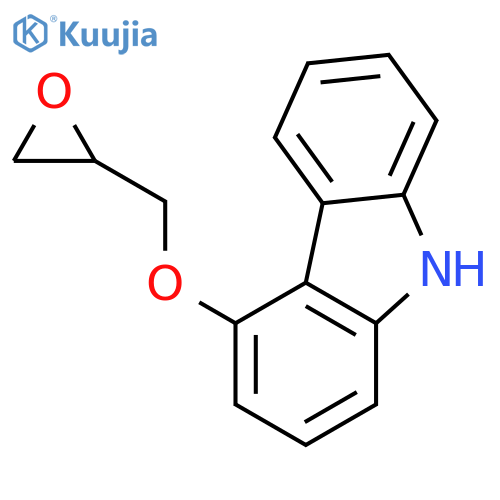 (S)-(+)-4-(2,3-Epoxypropoxy)carbazole structure
