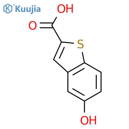 5-Hydroxy-1-benzothiophene-2-carboxylic Acid structure