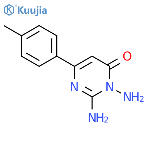 4(3H)-Pyrimidinone, 2,3-diamino-6-(4-methylphenyl)- structure