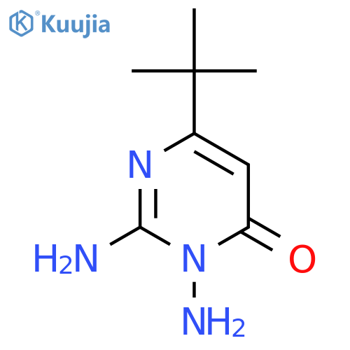 2,3-DIAMINO-6-TERT-BUTYL-3,4-DIHYDROPYRIMIDIN-4-ONE structure