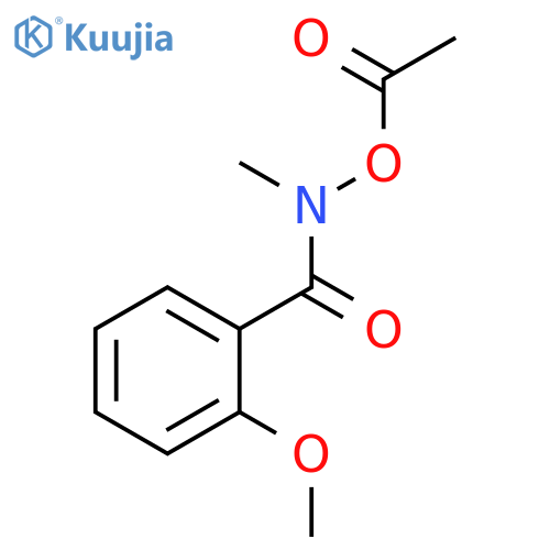 Benzamide, N-(acetyloxy)-2-methoxy-N-methyl- structure