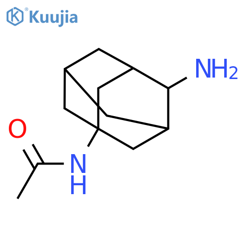 N-(4-aminoadamantan-1-yl)acetamide structure
