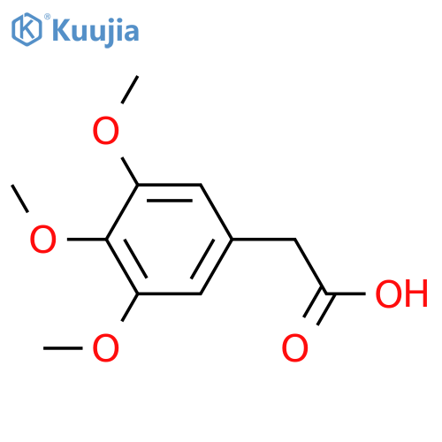 3,4,5-Trimethoxyphenylacetic acid structure