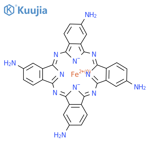 2,9,16,23-Tetraamino-phthalocyanine iron structure