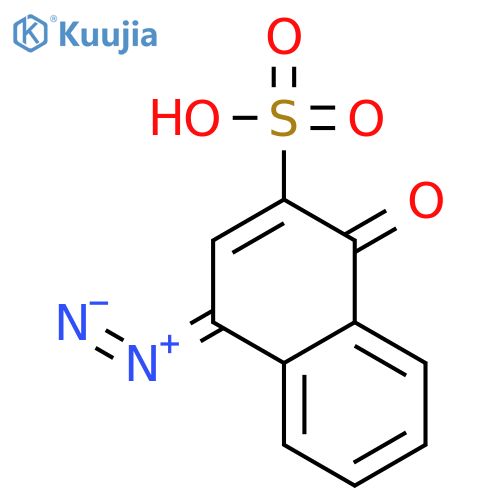 2-Naphthalenesulfonic acid, 4-diazo-1,4-dihydro-1-oxo- structure