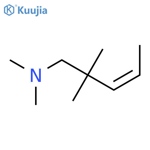 3-Penten-1-amine, N,N,2,2-tetramethyl-, (Z)- structure