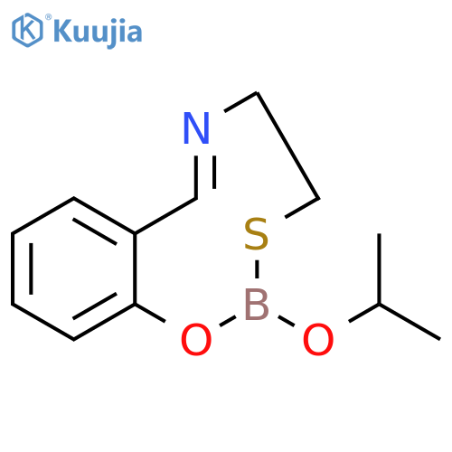 1,3,6,2-Benzoxathiazaboronine, 4,5-dihydro-2-(1-methylethoxy)- structure