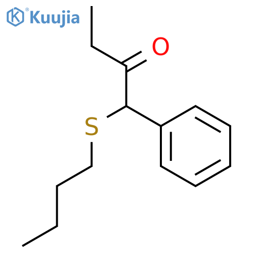 2-Butanone, 1-(butylthio)-1-phenyl- structure