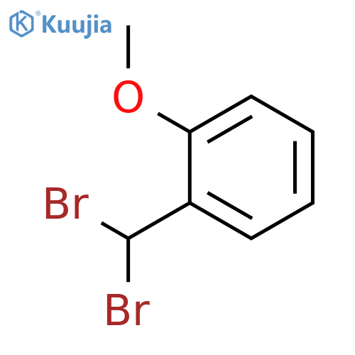 Benzene, 1-(dibromomethyl)-2-methoxy- structure