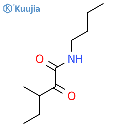 Pentanamide, N-butyl-3-methyl-2-oxo- structure