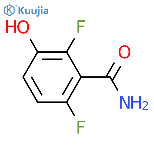 2,6-Difluoro-3-hydroxybenzamide structure