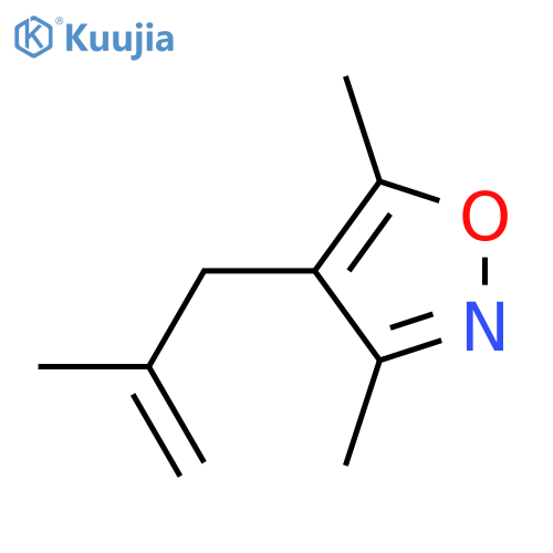 Isoxazole,3,5-dimethyl-4-(2-methyl-2-propen-1-yl)- structure