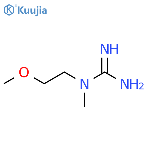 N-(2-methoxyethyl)-N-methylguanidine structure