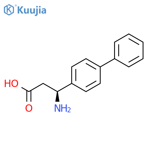 (3S)-3-AMINO-3-(4-PHENYLPHENYL)PROPANOIC ACID structure