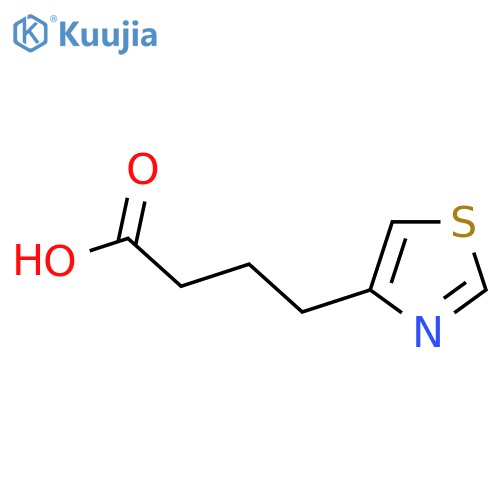4-(1,3-thiazol-4-yl)butanoic acid structure