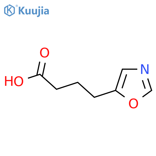 4-(1,3-oxazol-5-yl)butanoic acid structure