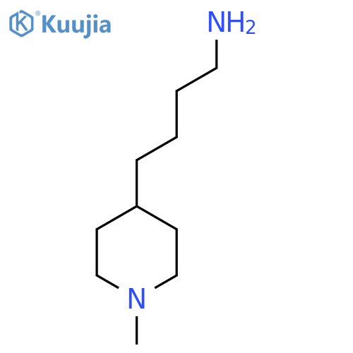 4-(1-methylpiperidin-4-yl)butan-1-amine structure