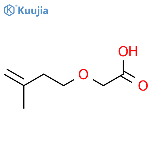 Acetic acid, [(3-methyl-3-butenyl)oxy]- structure