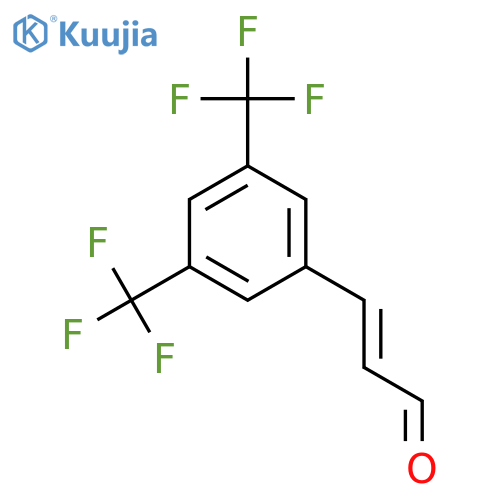 3-3,5-bis(trifluoromethyl)phenylprop-2-enal structure