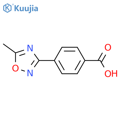 4-(5-Methyl-1,2,4-oxadiazol-3-yl)benzoic acid structure