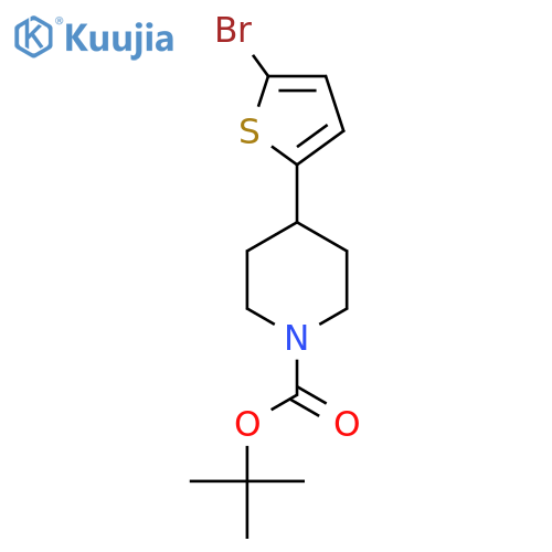 Tert-butyl 4-(5-bromothiophen-2-yl)piperidine-1-carboxylate structure