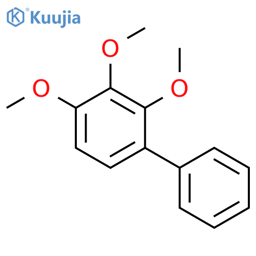 1,1'-Biphenyl, 2,3,4-trimethoxy- structure