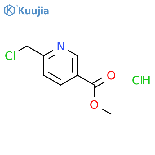 methyl 6-(chloromethyl)pyridine-3-carboxylate;hydrochloride structure