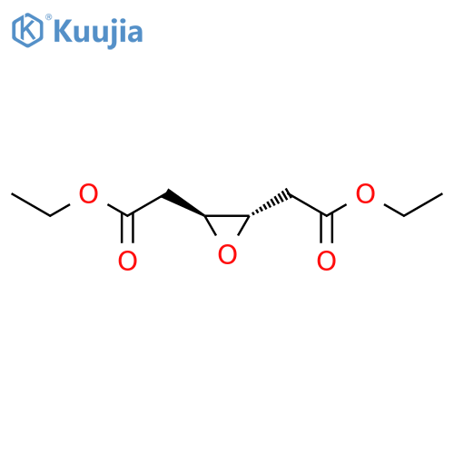 2,3-Oxiranediacetic acid, diethyl ester, trans- structure